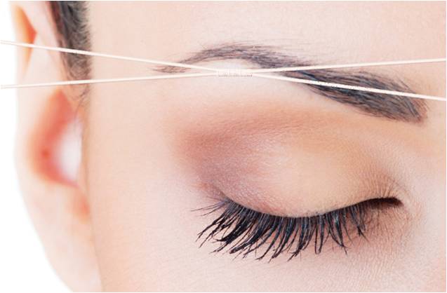Eyebrow threading