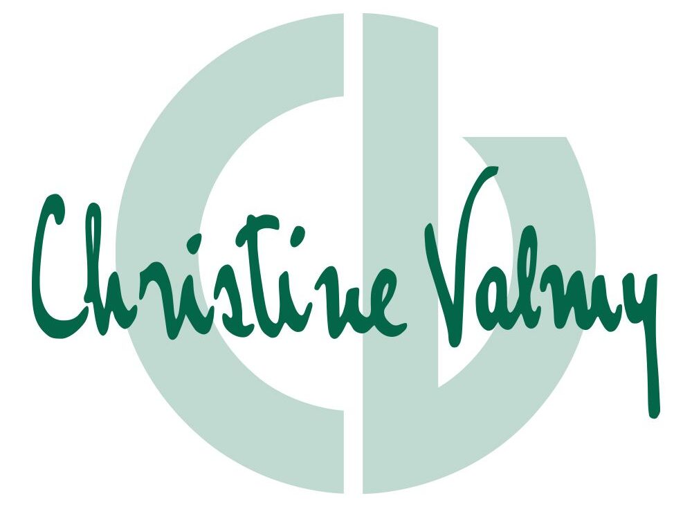 Christine Valmy Logo and Signature 